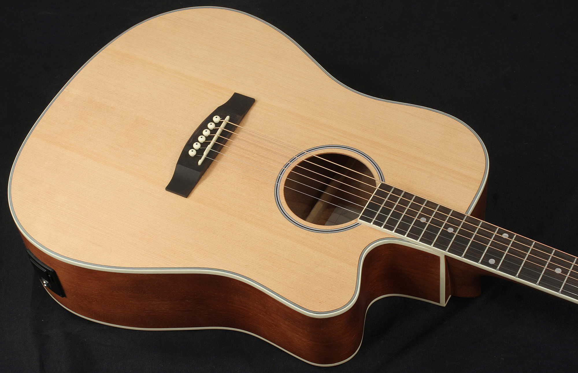 Eastone Dr100ce-nat Dreadnought Cw Epicea Okuman - Natural - Elektro-akoestische gitaar - Variation 2