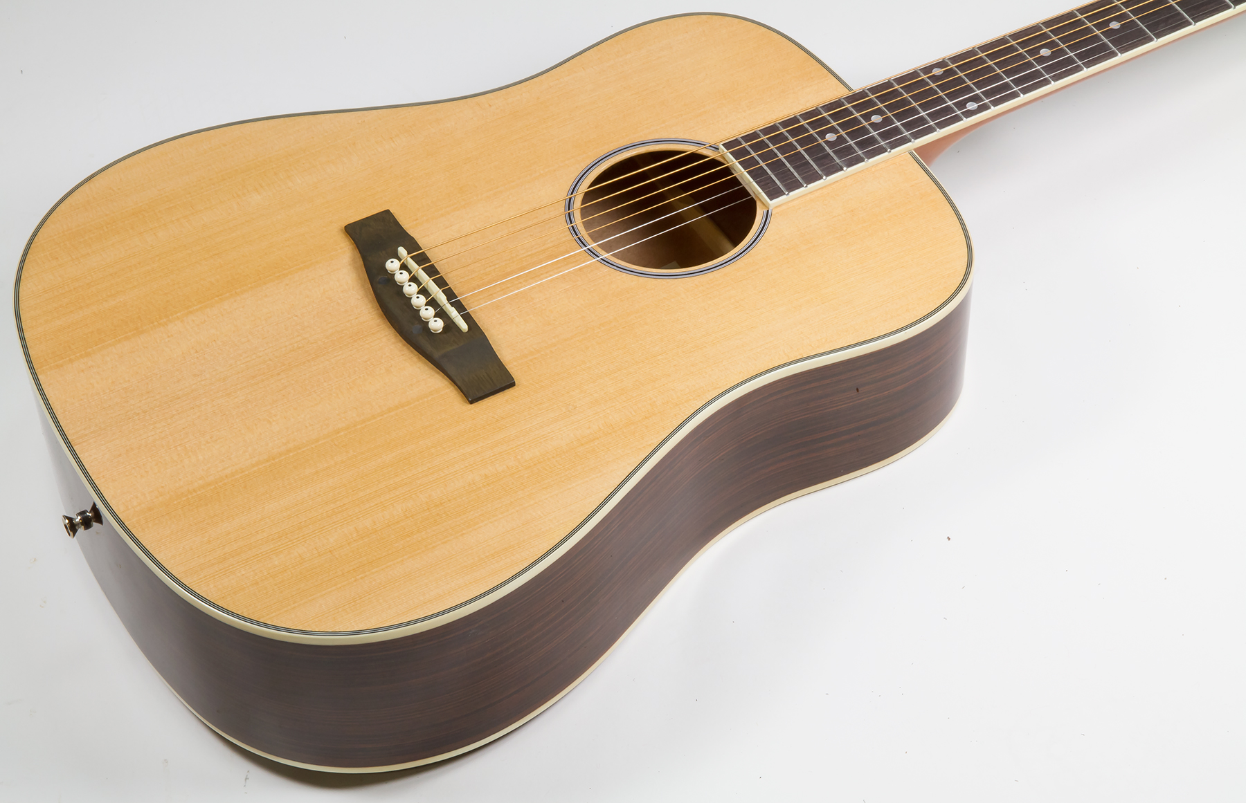 Eastone Dr160-nat-g Dreadnought Cw Epicea Wenge - Natural Gloss - Westerngitaar & electro - Variation 1