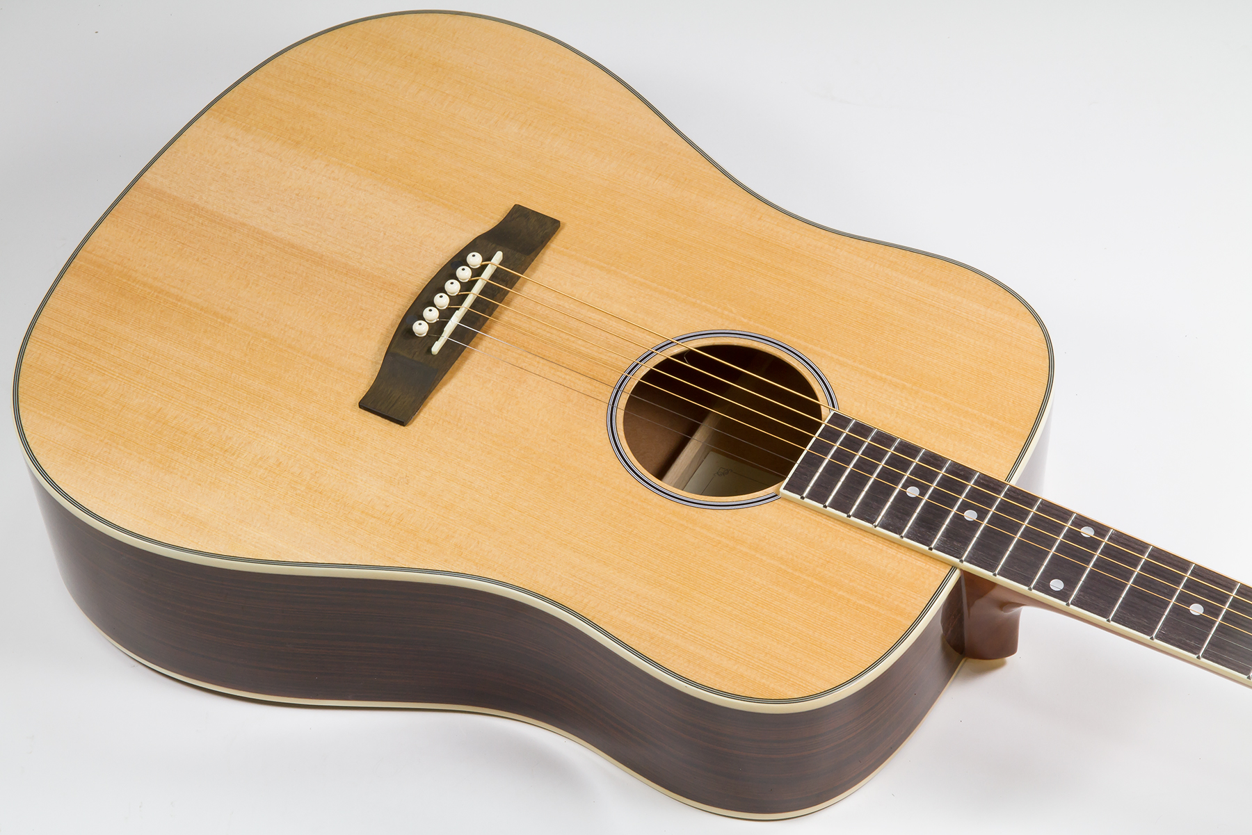 Eastone Dr160-nat-g Dreadnought Cw Epicea Wenge - Natural Gloss - Westerngitaar & electro - Variation 2