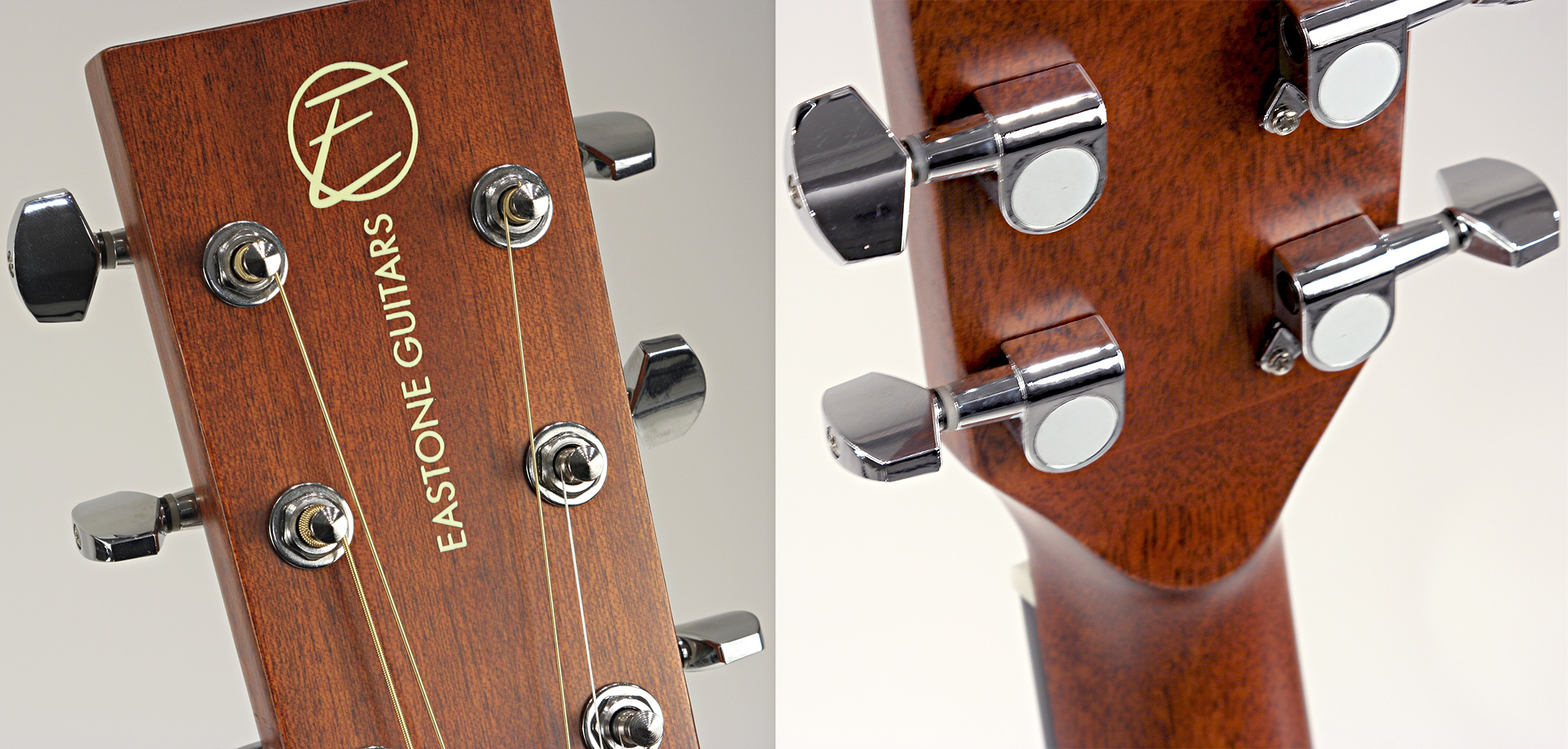 Eastone Dr200-nat Dreadnought Epicea Sapele - Natural - Westerngitaar & electro - Variation 6