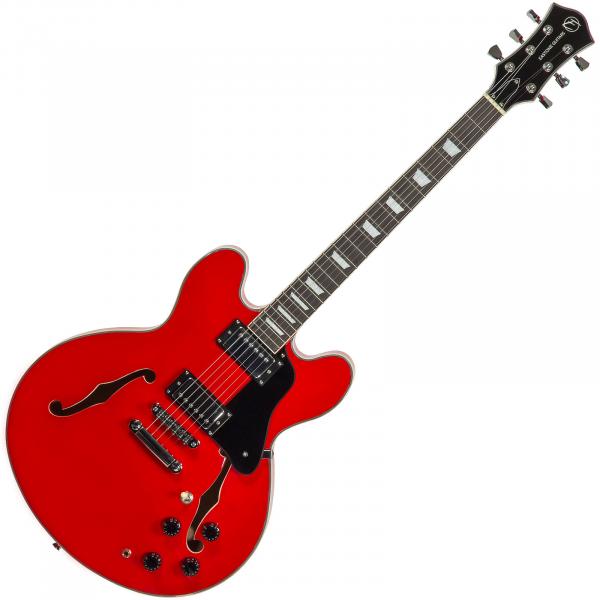 Semi hollow elektriche gitaar Eastone GJ70 - Red