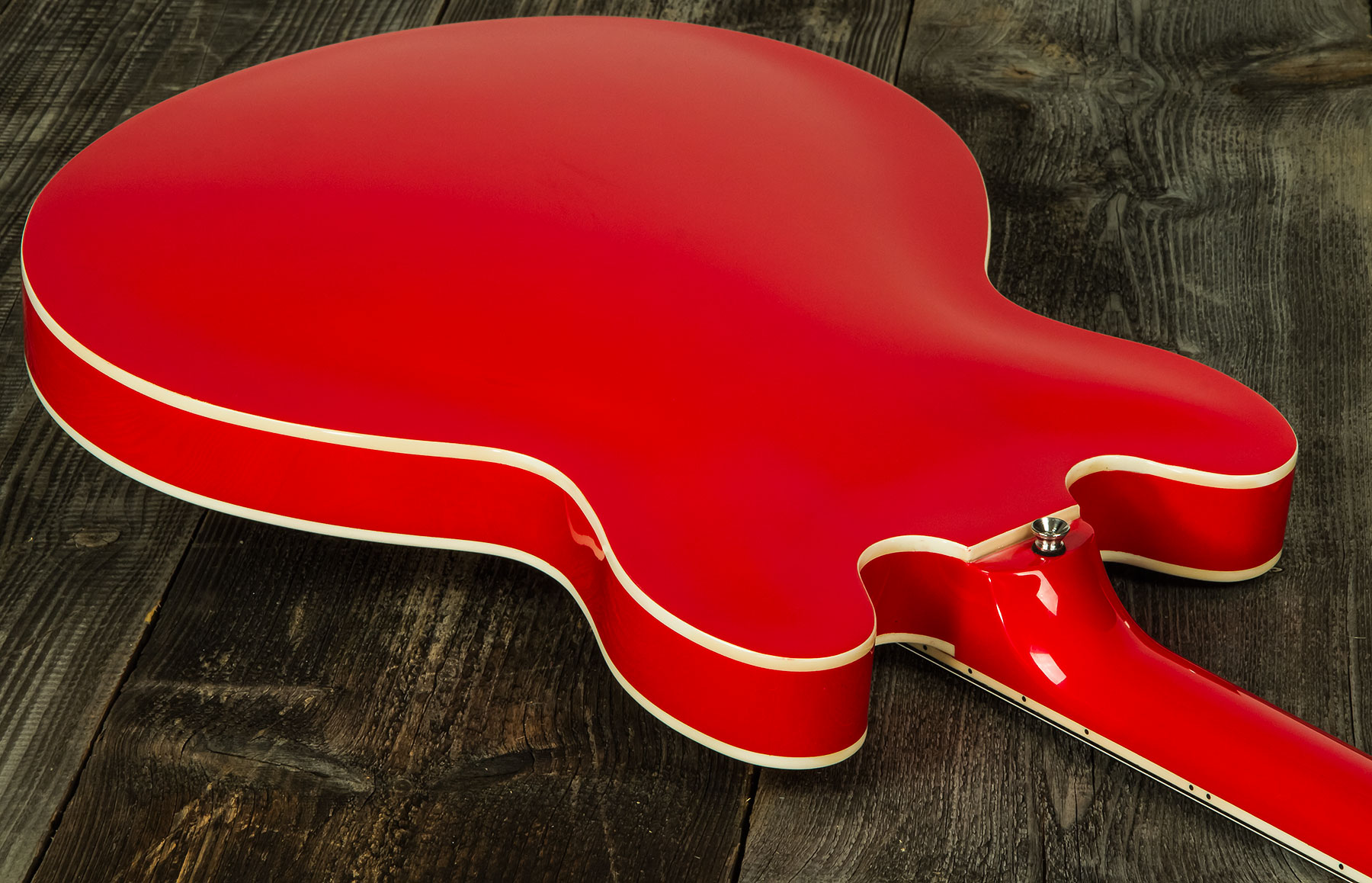 Eastone Gj70 Hh Ht Pur - Red - Semi hollow elektriche gitaar - Variation 2