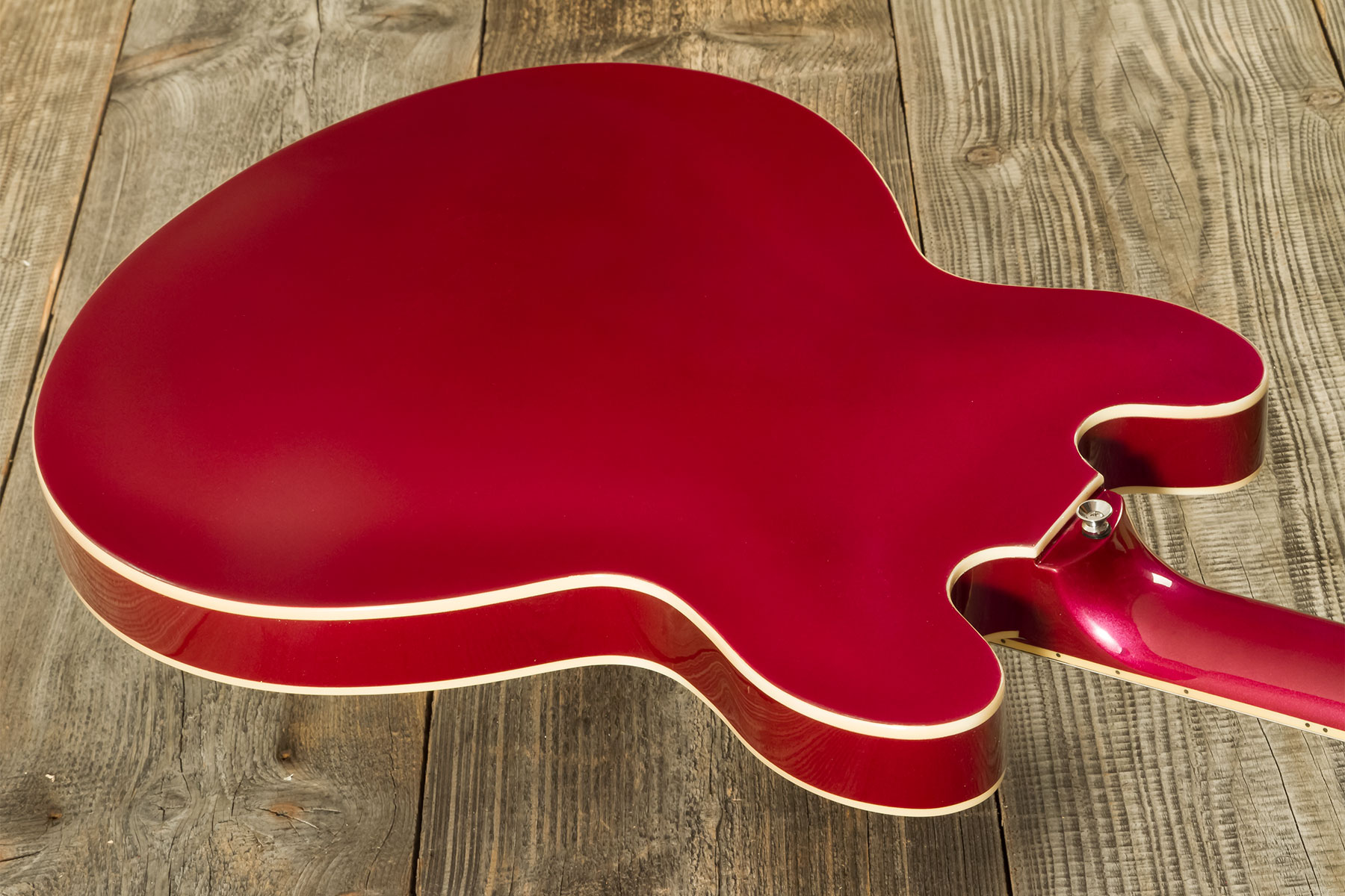 Eastone Gj70-win - Wine - Semi hollow elektriche gitaar - Variation 6