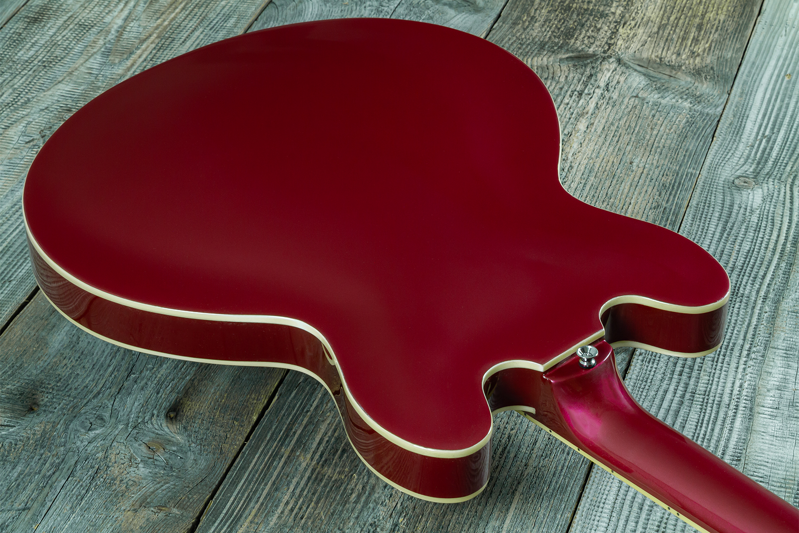 Eastone Gj70-win - Wine - Semi hollow elektriche gitaar - Variation 16