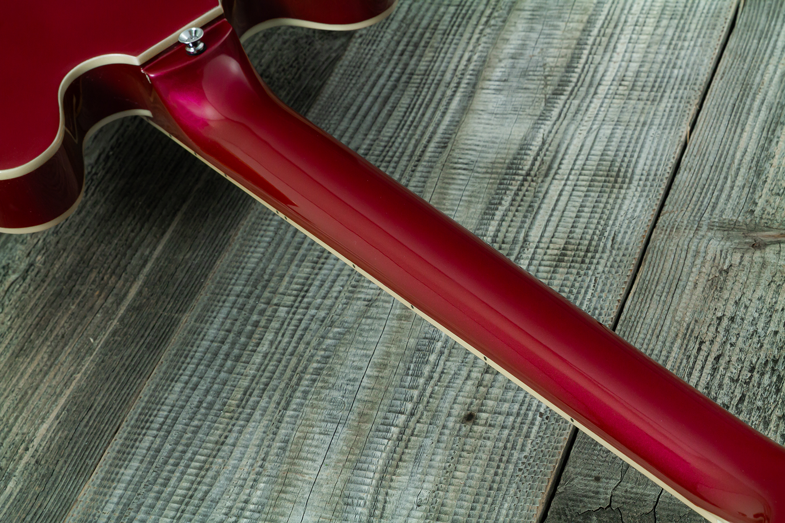 Eastone Gj70-win - Wine - Semi hollow elektriche gitaar - Variation 18