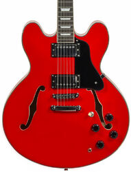 Semi hollow elektriche gitaar Eastone GJ70 - Red