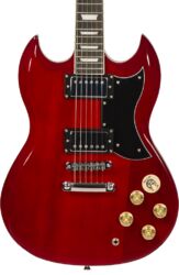 Guitarra eléctrica de doble corte. Eastone SDC70 - Red