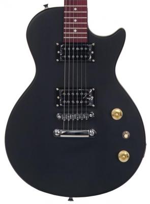 Solid body elektrische gitaar Eastone LPL70 - Black satin