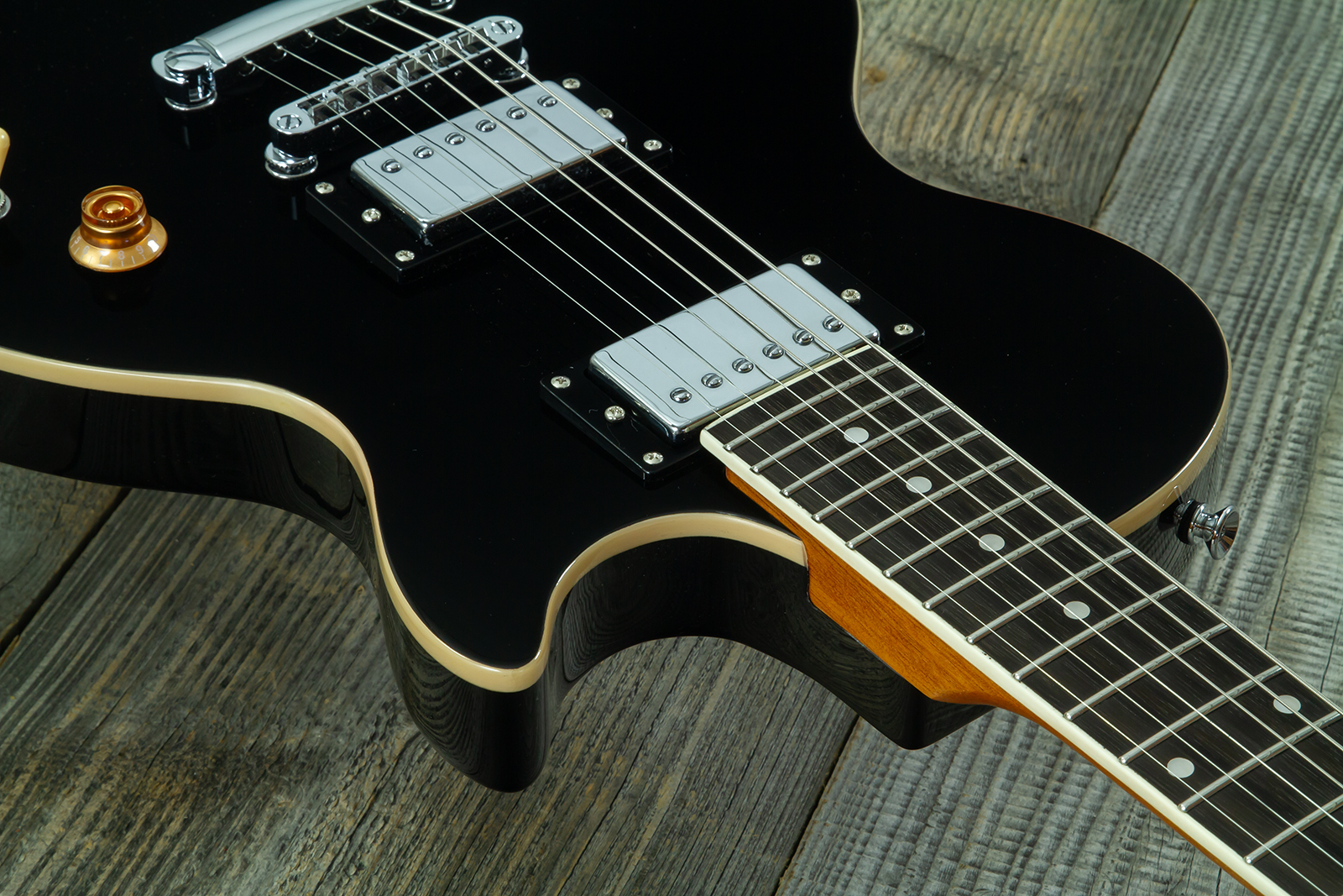 Eastone Lp70-blk 2h Ht Rw - Black - Single cut gitaar - Variation 4