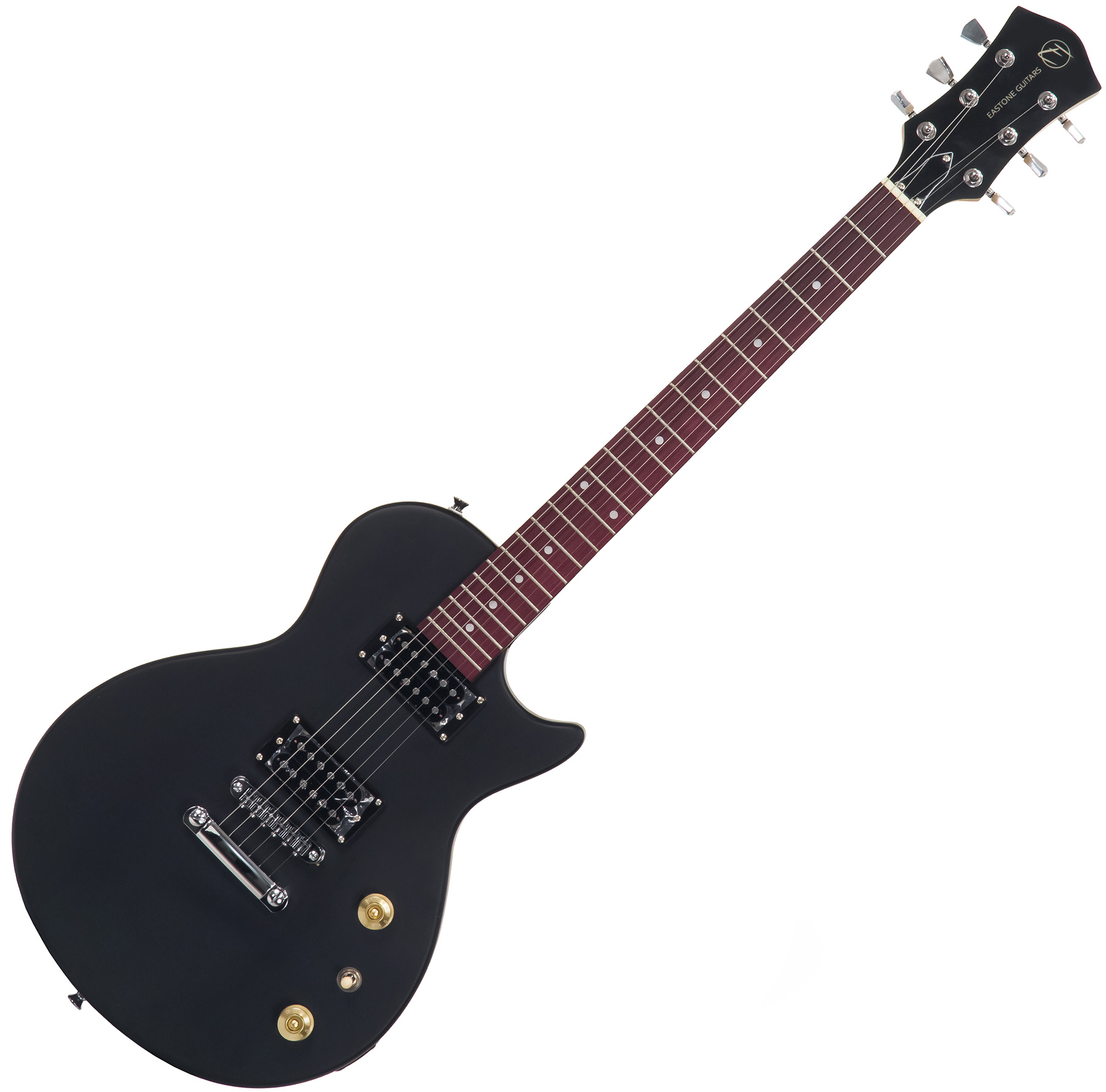 Eastone Lpl70 +marshall Mg10g +cable +housse +courroie +mediators - Black Satin - Elektrische gitaar set - Variation 1