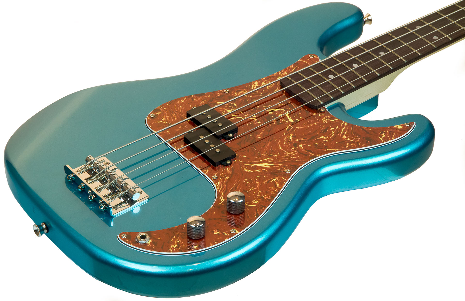 Eastone Prb Pur - Metallic Light Blue - Solid body elektrische bas - Variation 1