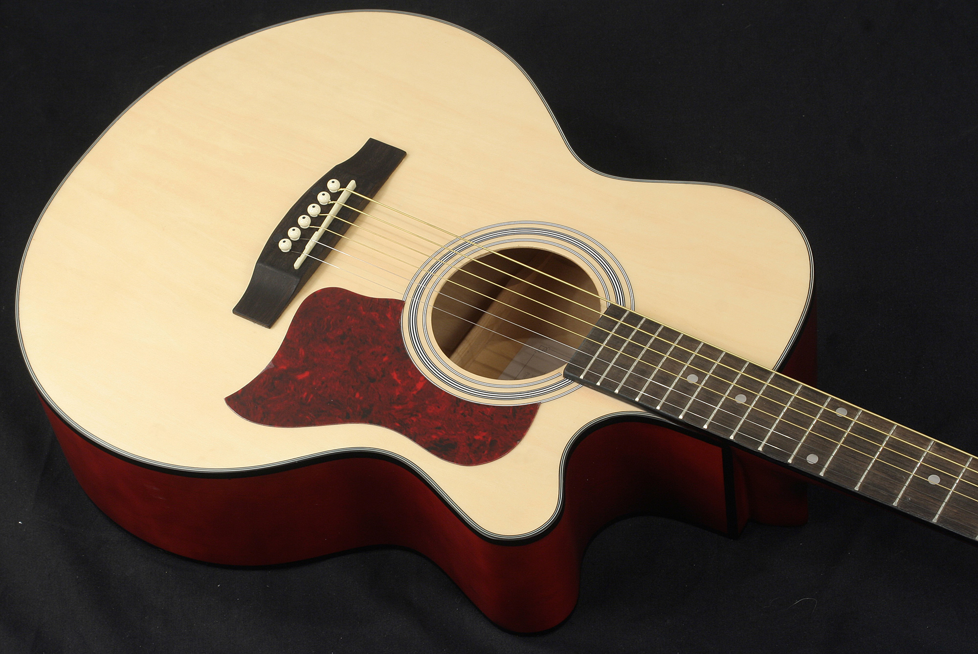 Eastone Sb20c-nat +x-tone Accordeur Clip-on - Natural - Western gitaar set - Variation 1