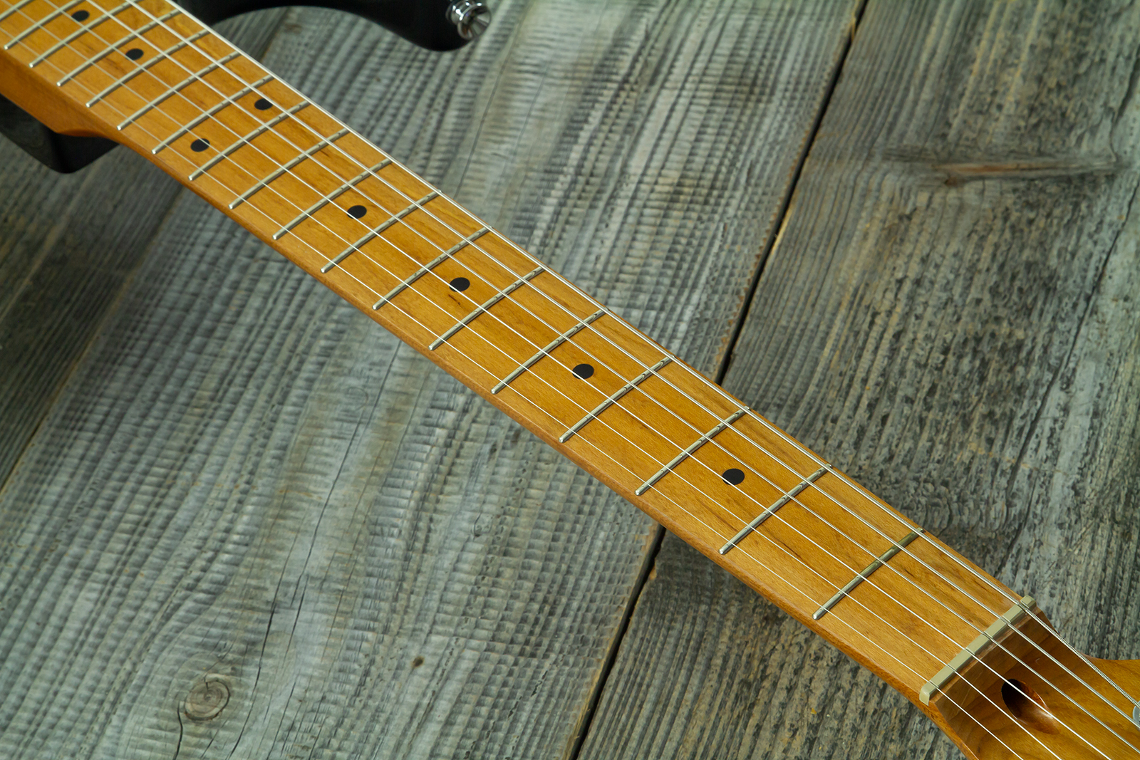Eastone St100r-blk-mn 3s Trem Mn - Black - Elektrische gitaar in Strat vorm - Variation 5
