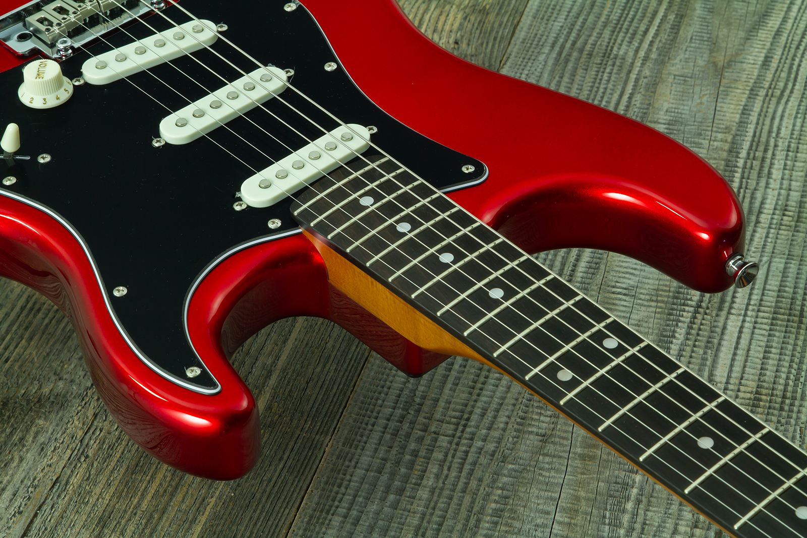 Eastone St100r-mr-rw 3s Trem Rw - Candy Apple Red - Elektrische gitaar in Strat vorm - Variation 5