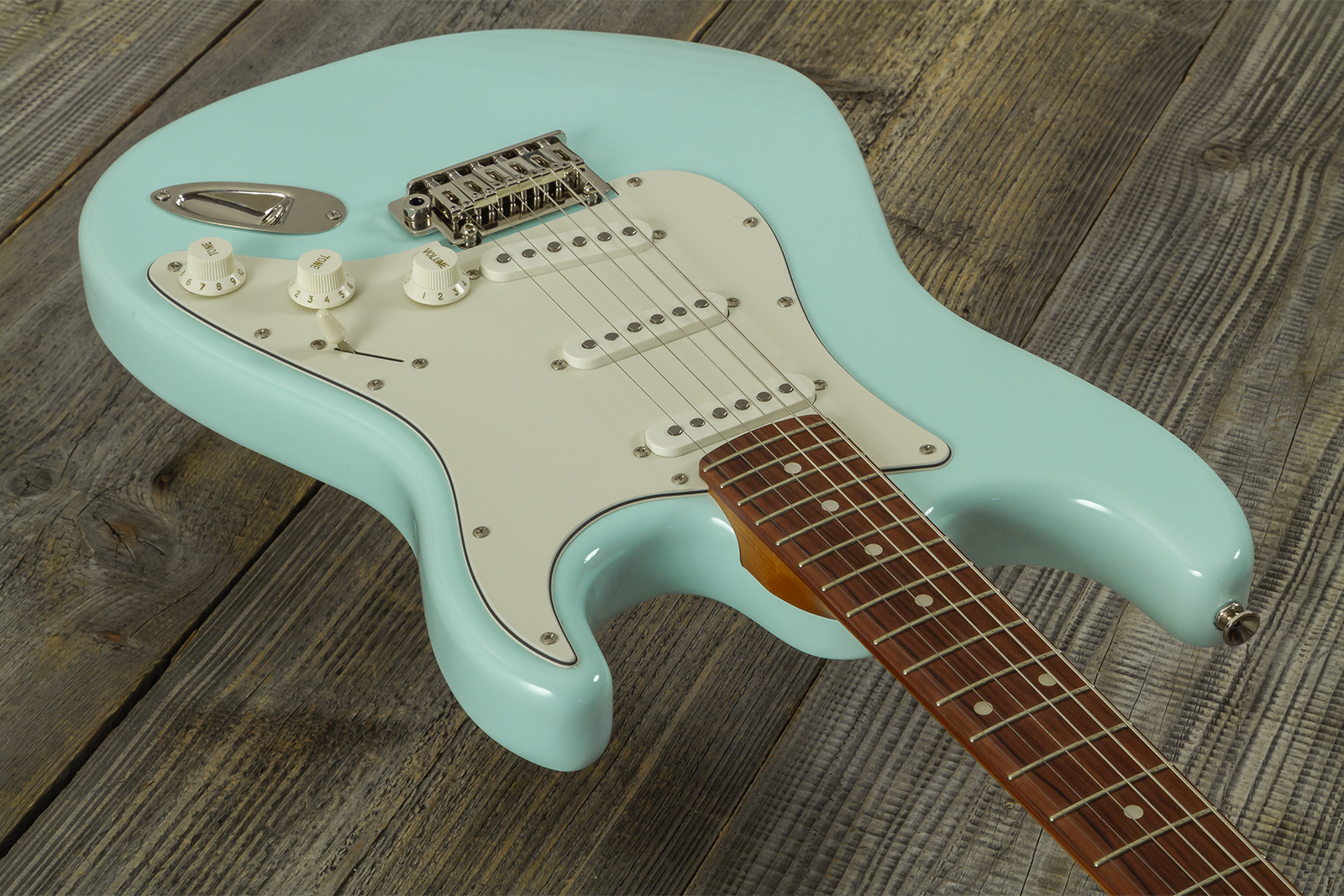 Eastone St500r-lb-rw 3s Trem Rw - Light Blue - Elektrische gitaar in Strat vorm - Variation 2