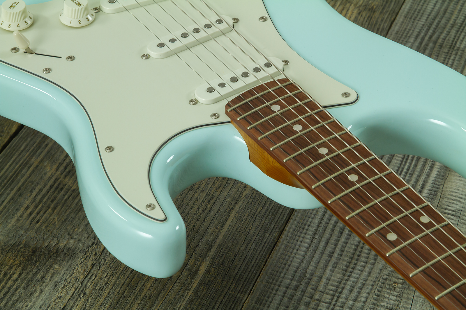 Eastone St500r-lb-rw 3s Trem Rw - Light Blue - Elektrische gitaar in Strat vorm - Variation 4