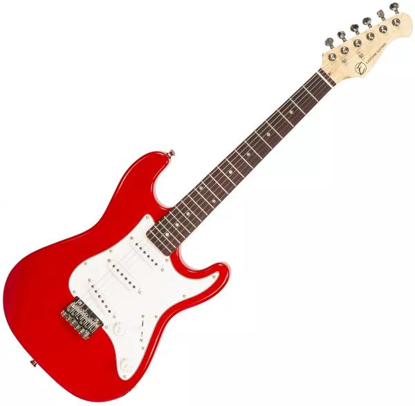Elektrische gitaar voor kinderen Eastone STR Mini - Red