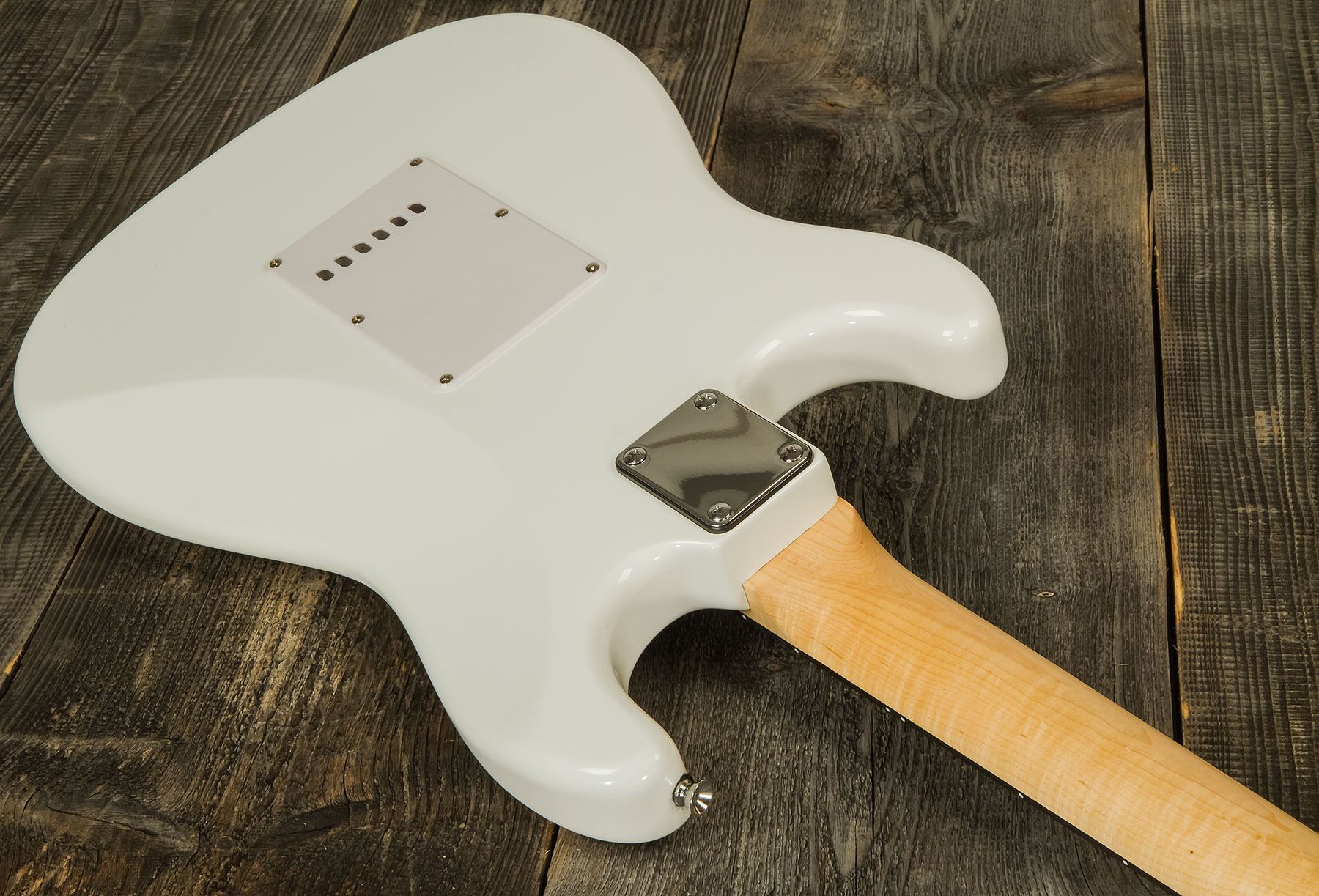 Eastone Str70 3s Trem Pur - Olympic White - Elektrische gitaar in Str-vorm - Variation 3