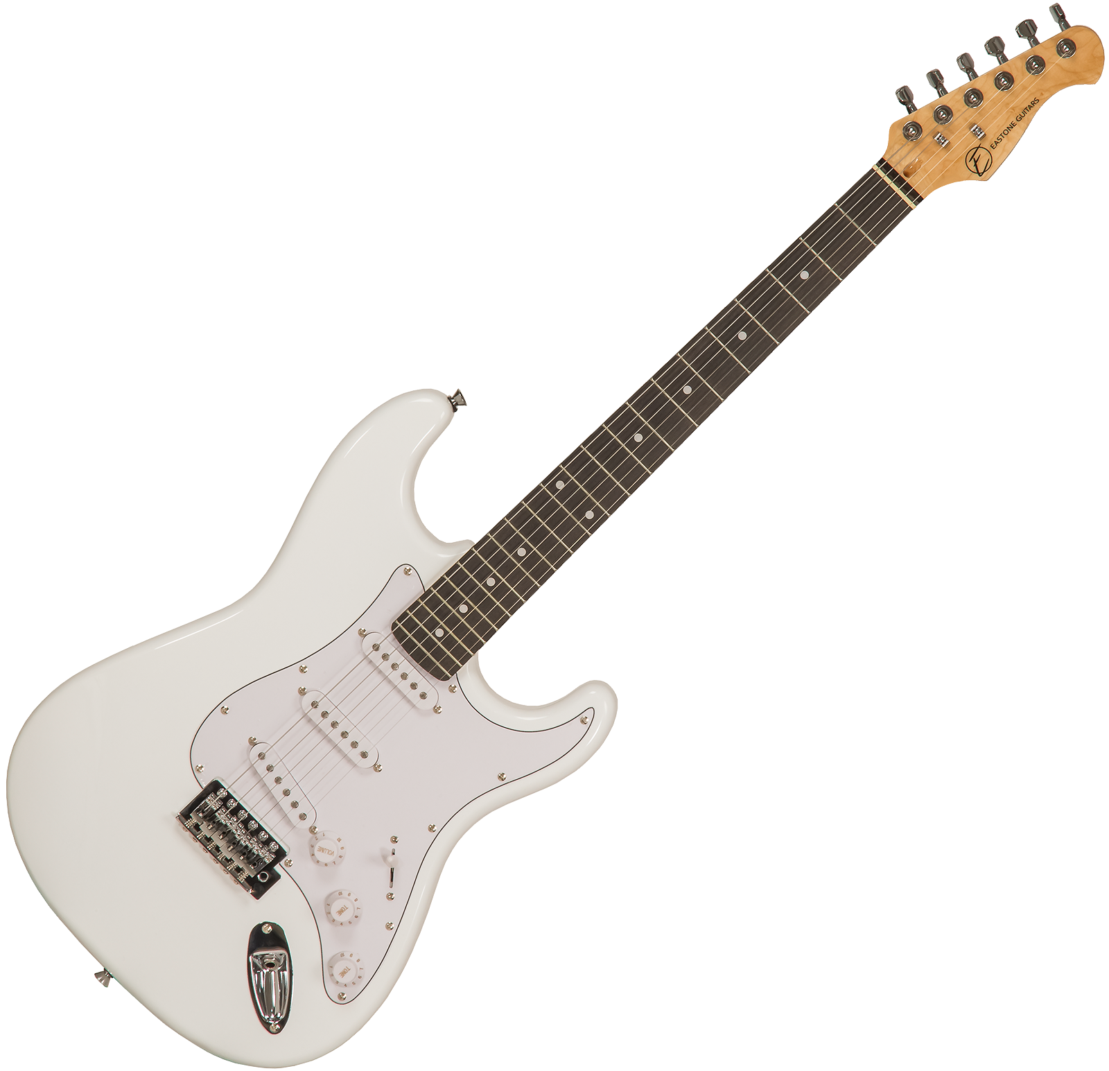 Eastone Str70 +marshall Mg10 10w +cable +mediators +housse - Olympic White - Elektrische gitaar set - Variation 1