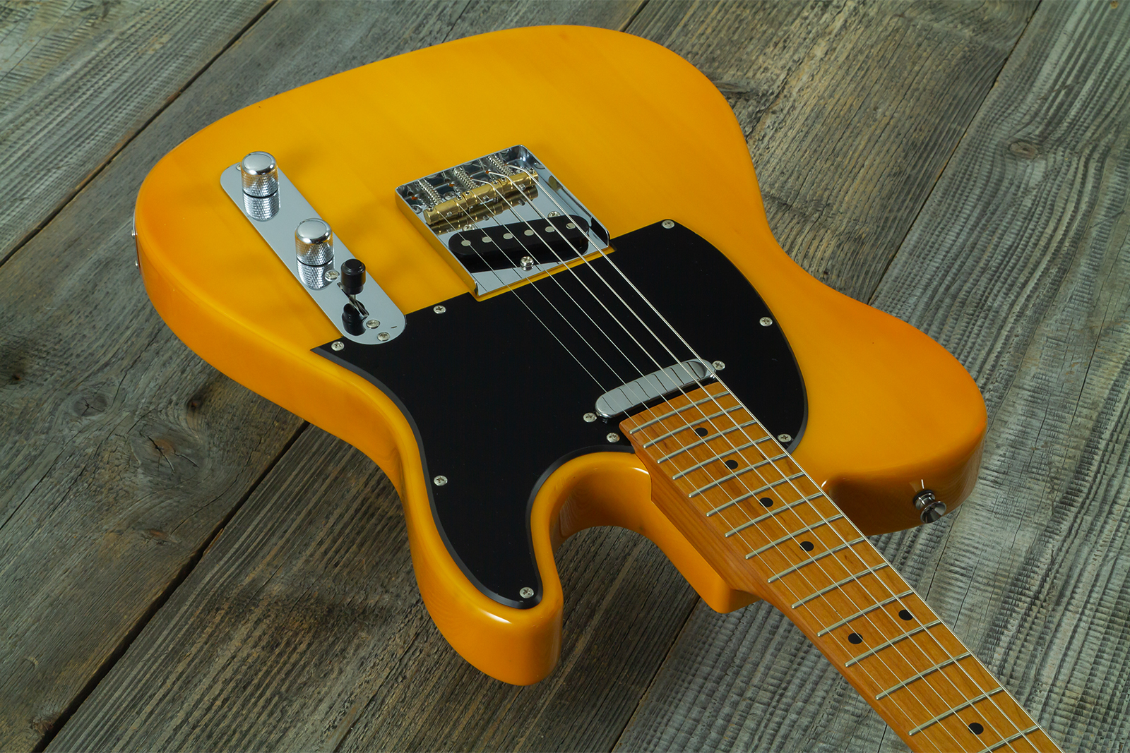 Eastone Tl100r-bts-mn 2s Ht Mn - Butterscotch - Televorm elektrische gitaar - Variation 2