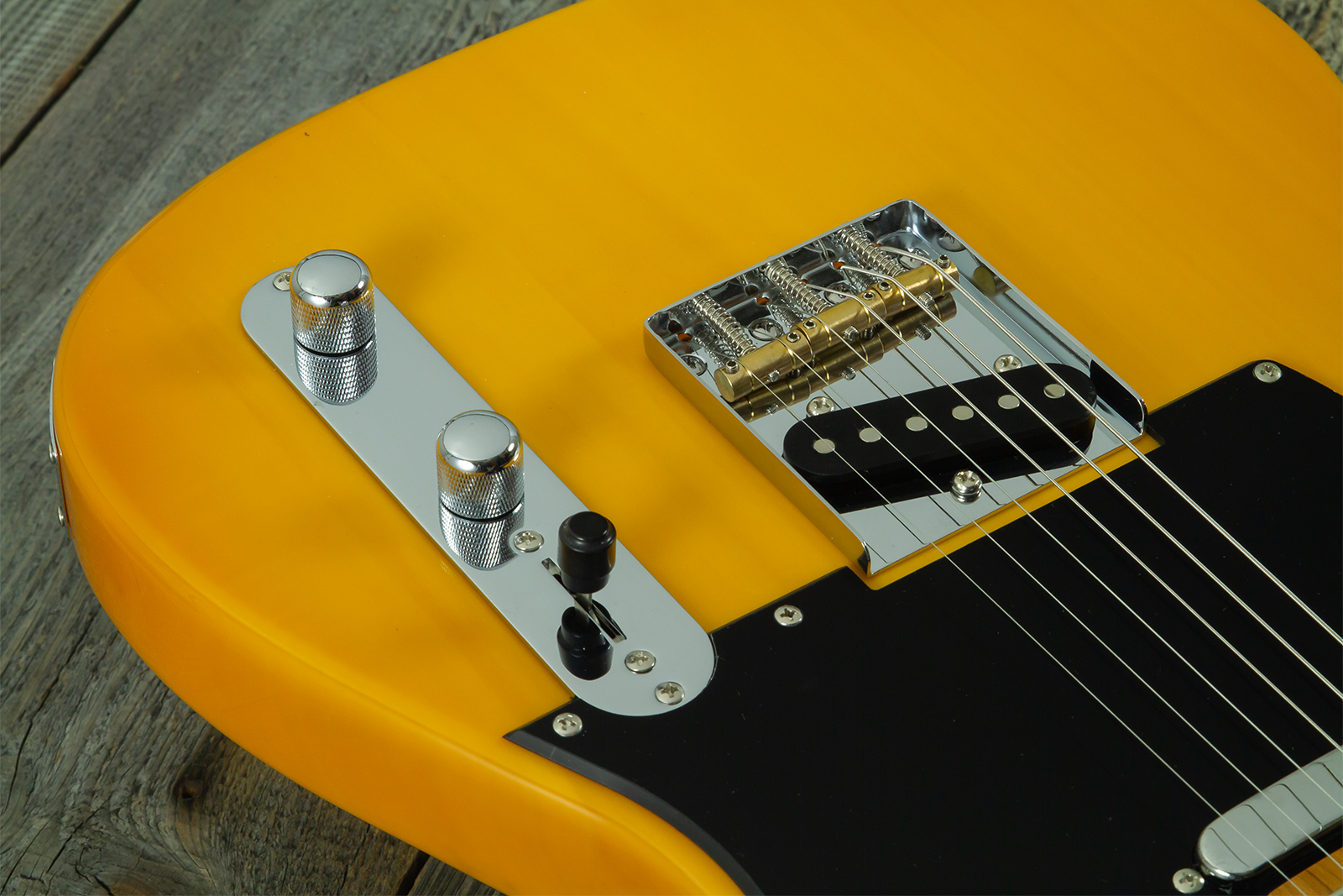 Eastone Tl100r-bts-mn 2s Ht Mn - Butterscotch - Televorm elektrische gitaar - Variation 3