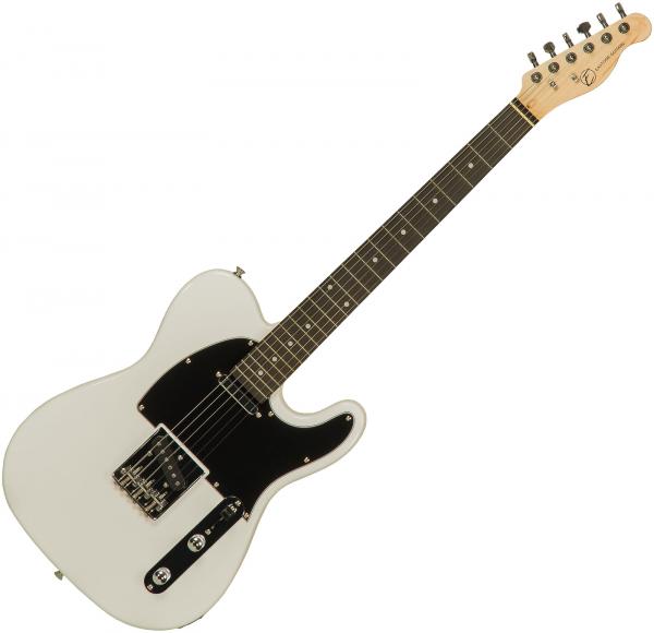Solid body elektrische gitaar Eastone TL70 - Olympic white