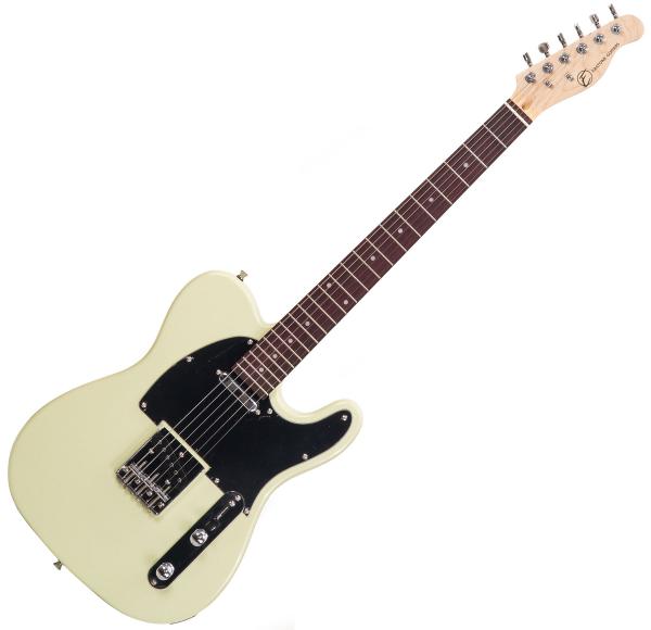Solid body elektrische gitaar Eastone TL70 (RW) - Ivory