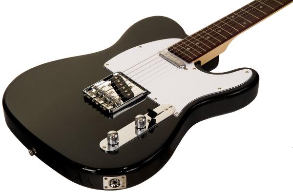 Solid body elektrische gitaar Eastone TL70 (PUR) - black