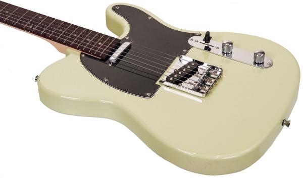 Solid body elektrische gitaar Eastone TL70 (RW) - ivory