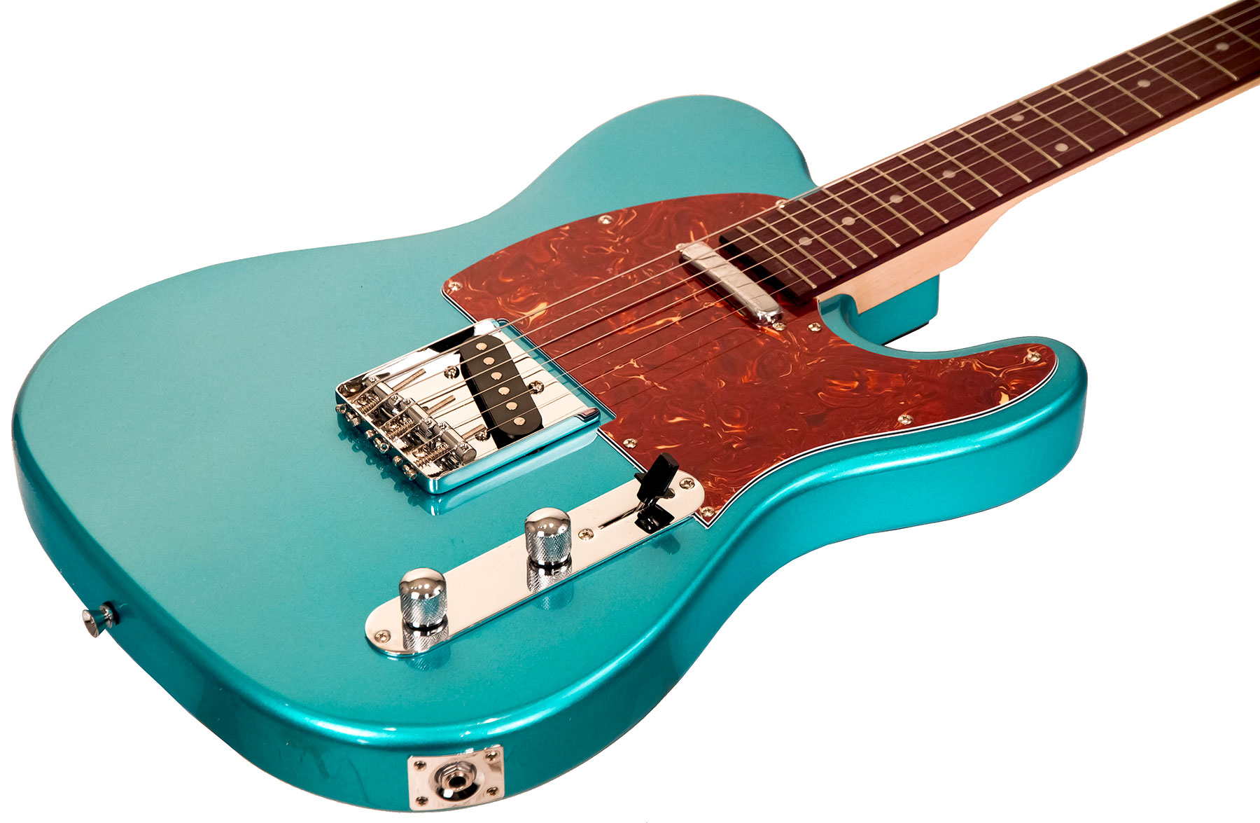 Eastone Tl70 Ss Ht Pur - Metallic Light Blue - Televorm elektrische gitaar - Variation 1