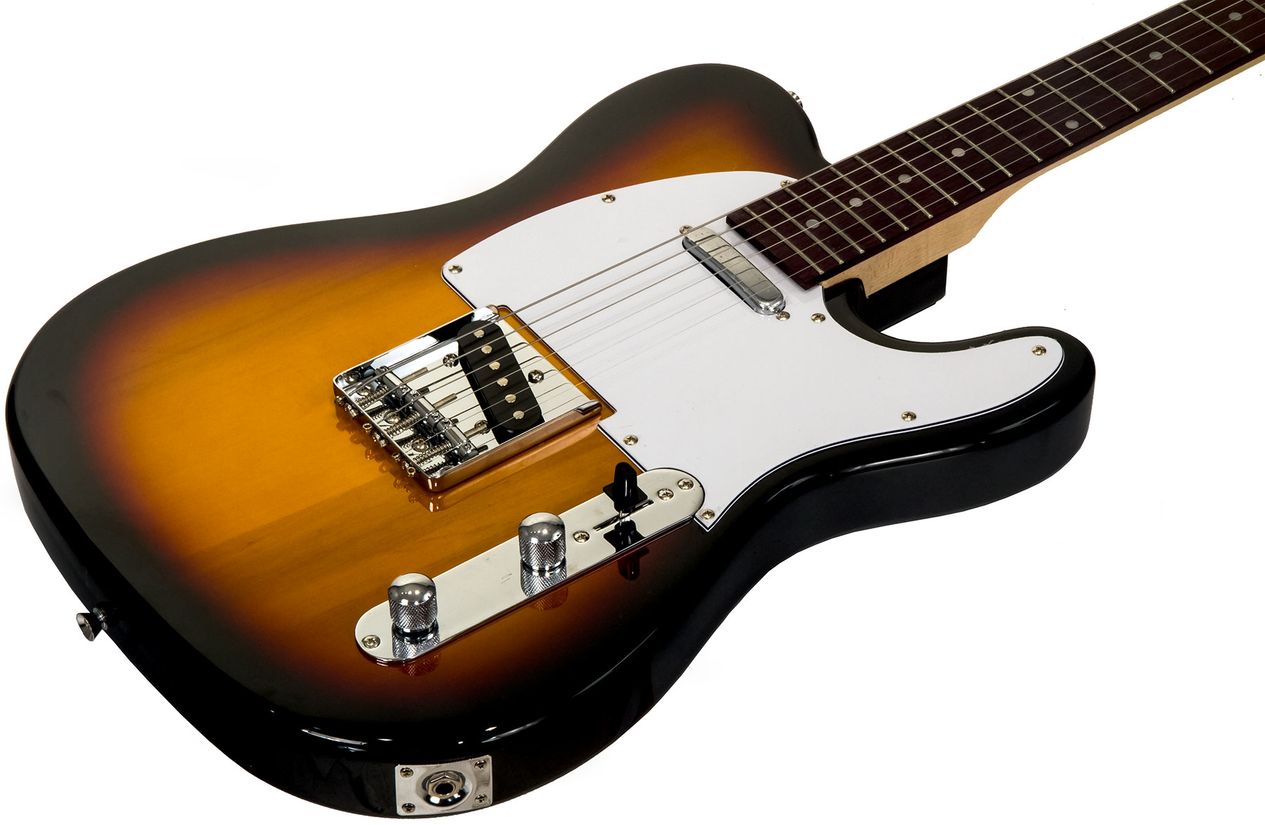 Eastone Tl70 + Marshall Mg10 +housse + Courroie + Cable + Mediators - 3 Tone Sunburst - Elektrische gitaar set - Variation 1