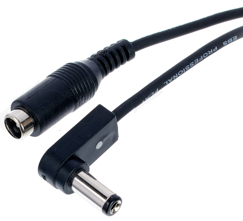 Ebs Cable Alimentation 6x Pedales Dc Power Split Flat Cable Dc-6/90f - Stekkeradapter - Variation 1