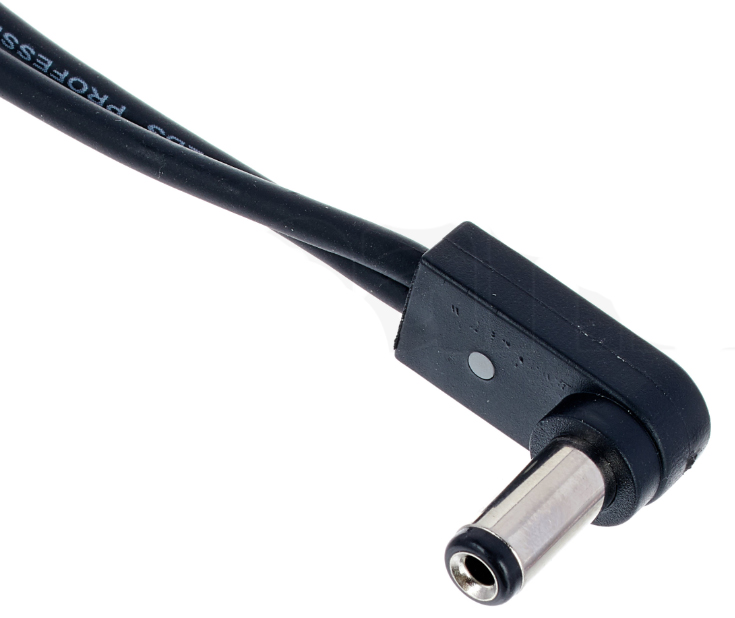 Ebs Cable Alimentation 6x Pedales Dc Power Split Flat Cable Dc-6/90f - Stekkeradapter - Variation 2