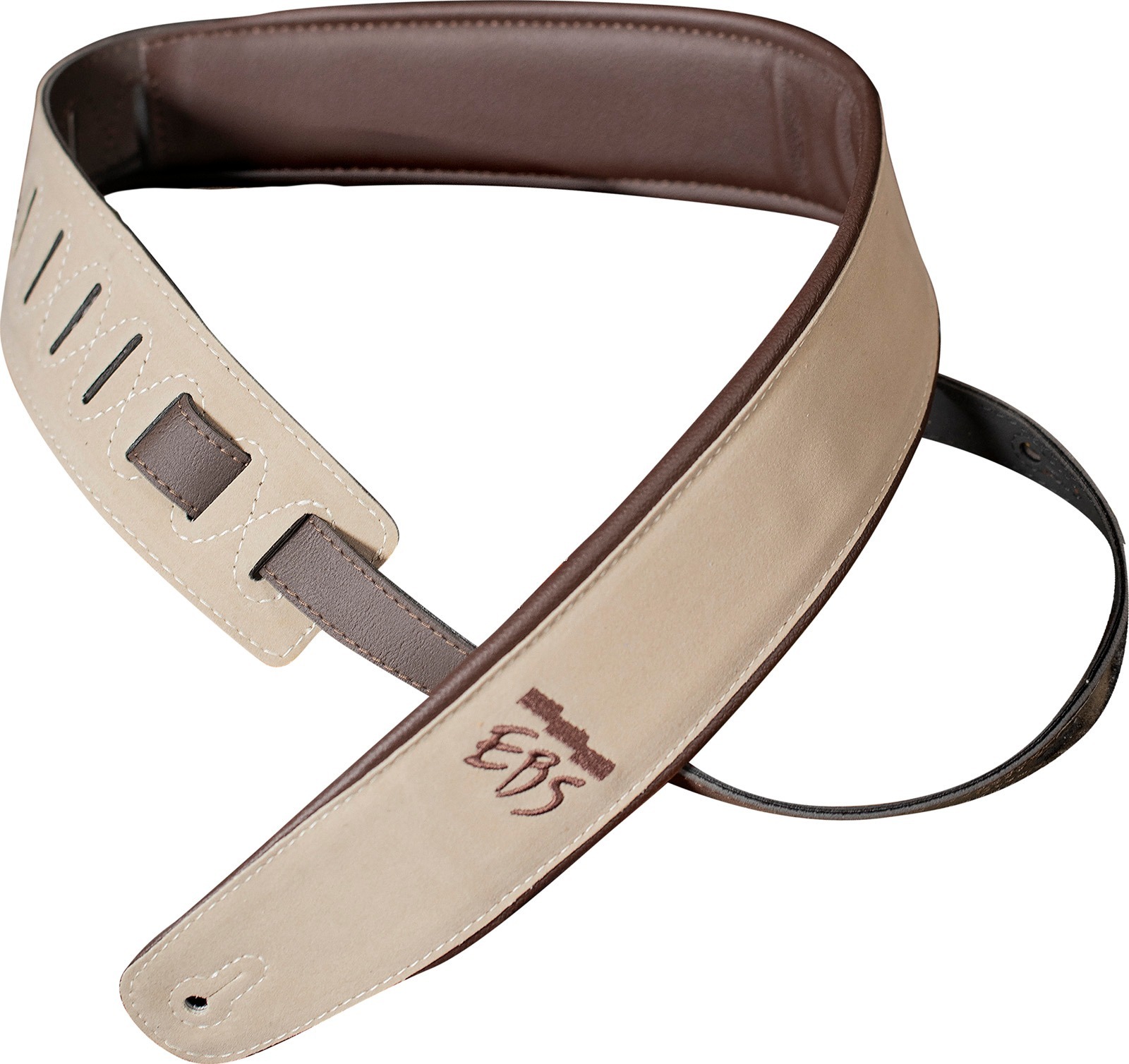 Ebs Sangle Suede Cream - Gitaarriem - Main picture