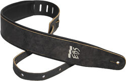 Gitaarriem Ebs                            Sangles cuir stained black