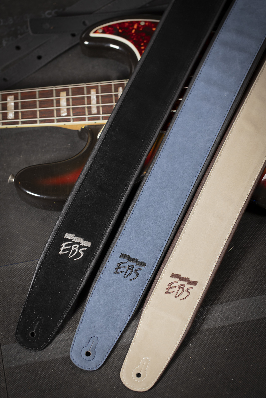Ebs Sangle Suede Black - Gitaarriem - Variation 2
