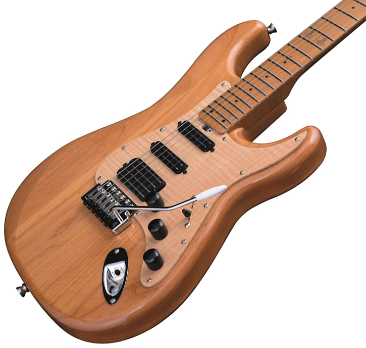 Eko Aire Standard Original Hss Trem Mn - Natural - Elektrische gitaar in Str-vorm - Variation 2