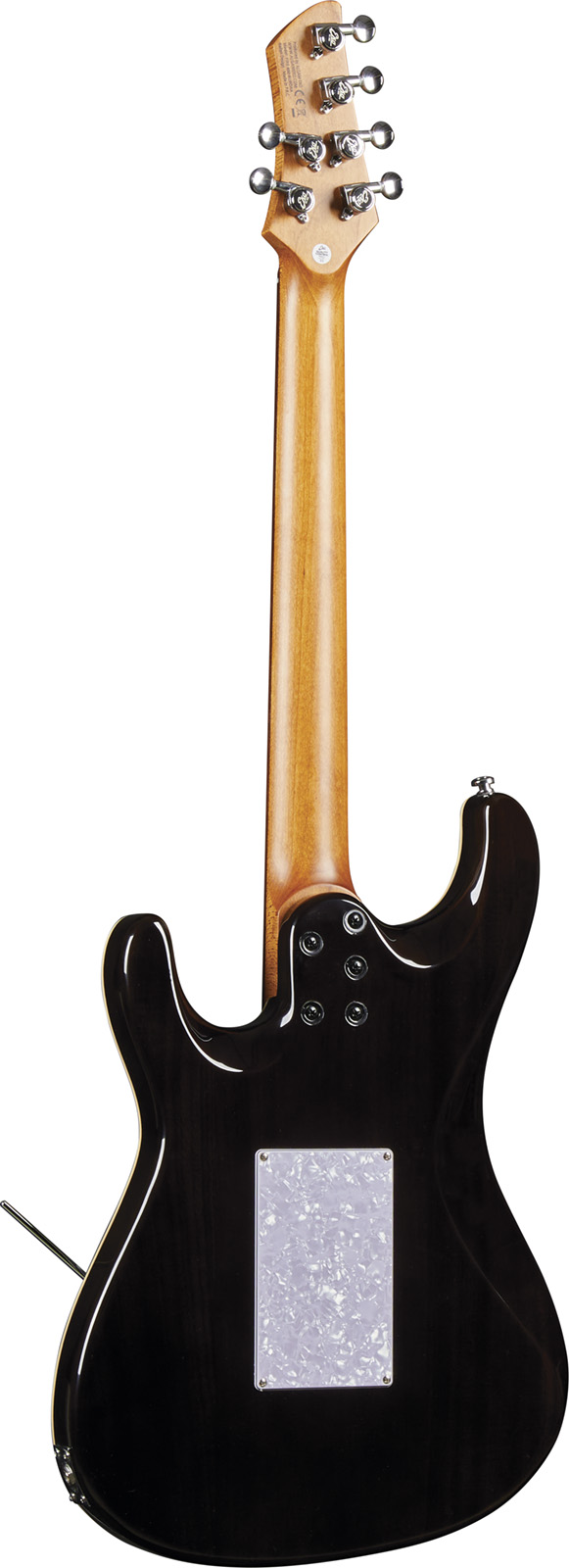 Eko Aurora 400 Trem Hh Lau - Flamed Grey Burst - Elektrische gitaar in Strat vorm - Variation 1