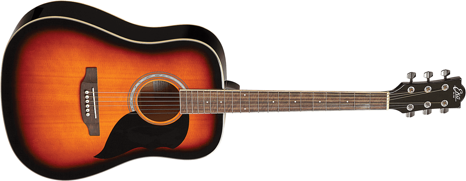 Eko Ranger 6 Dreadnought - Brown Sunburst - Westerngitaar & electro - Main picture