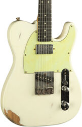 Televorm elektrische gitaar Eko Original Tero Relic - Olympic white