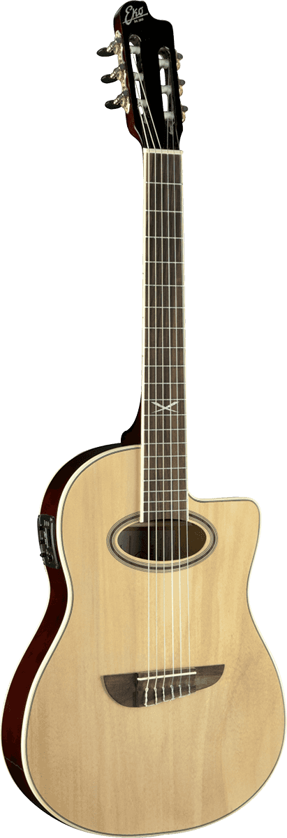 Eko N100cwe Nylon Electro Cutaway - Naturel - Klassieke gitaar 4/4 - Variation 1