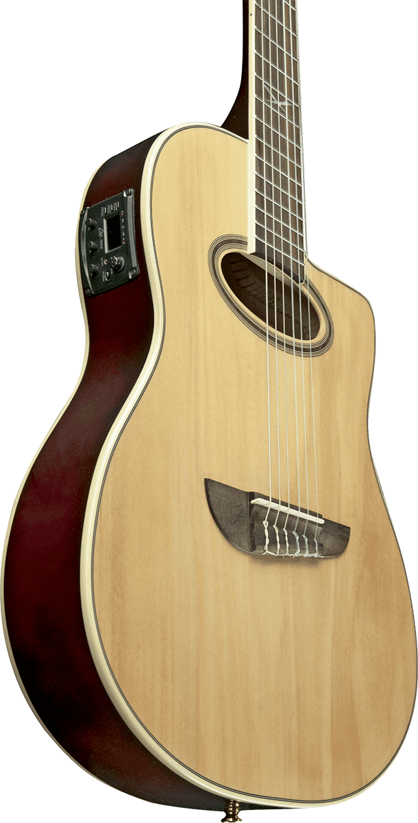 Eko N100cwe Nylon Electro Cutaway - Naturel - Klassieke gitaar 4/4 - Variation 4