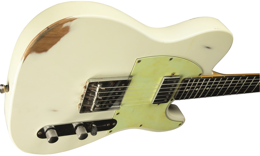 Eko Tero Relic Original Sh Ht Wpc - Olympic White - Televorm elektrische gitaar - Variation 2