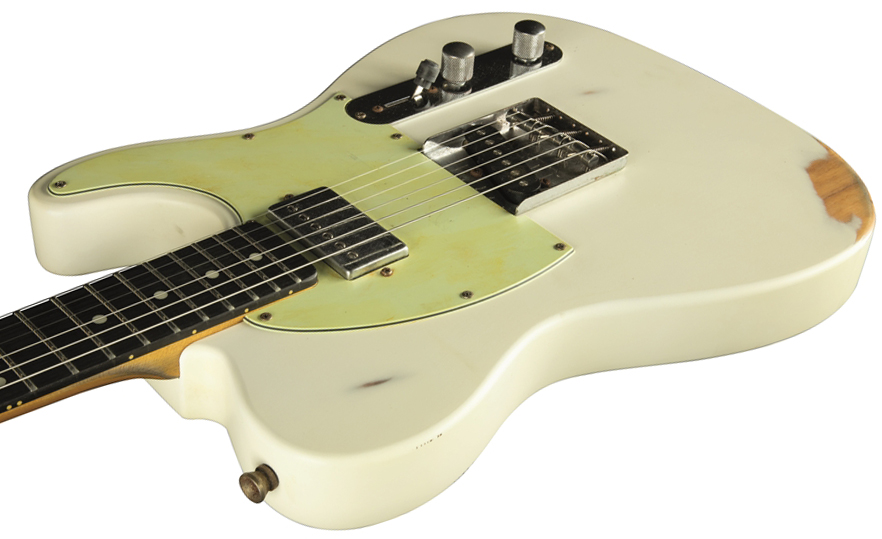 Eko Tero Relic Original Sh Ht Wpc - Olympic White - Televorm elektrische gitaar - Variation 3