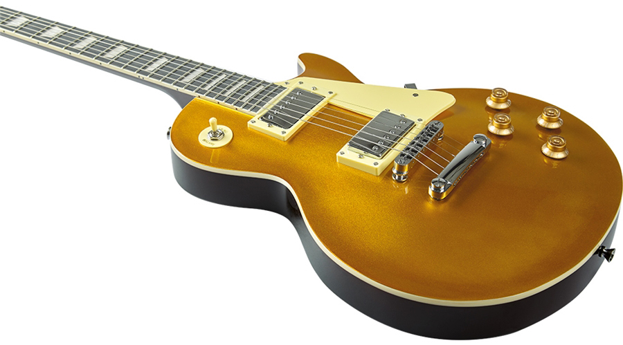 Eko Vl-480 Tribute Starter 2h Ht Wpc - Aged Gold Sparkle - Televorm elektrische gitaar - Variation 3