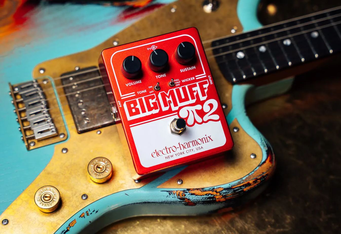 Electro Harmonix Big Muff Pi 2 Tone Wicker - Overdrive/Distortion/fuzz effectpedaal - Variation 3