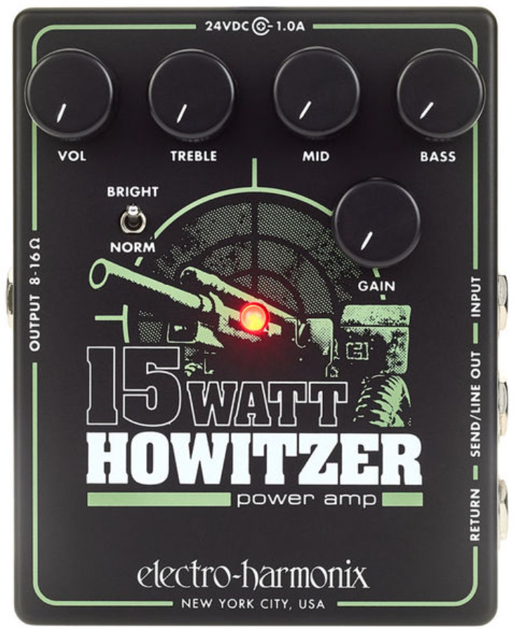 Electro Harmonix 15watt Howitzer Guitar Amp Preamp - Elektrische voorversterker - Main picture