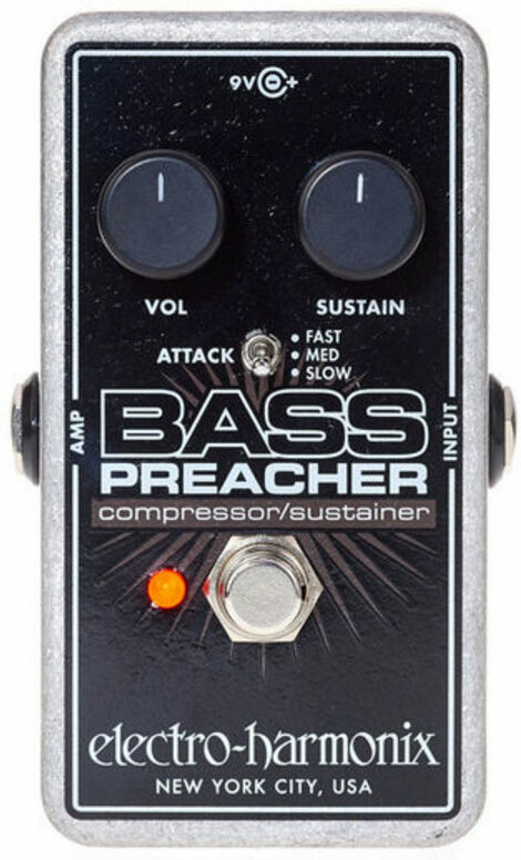 Electro Harmonix Bass Preacher Compressor Sustainer - Compressor/sustain/noise gate effectpedaal - Main picture