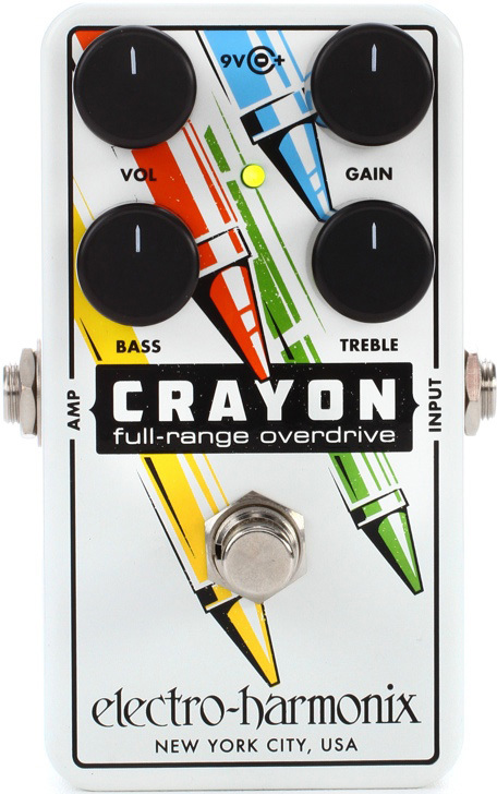 Electro Harmonix Crayon 76 Full-range Overdrive - Overdrive/Distortion/fuzz effectpedaal - Main picture