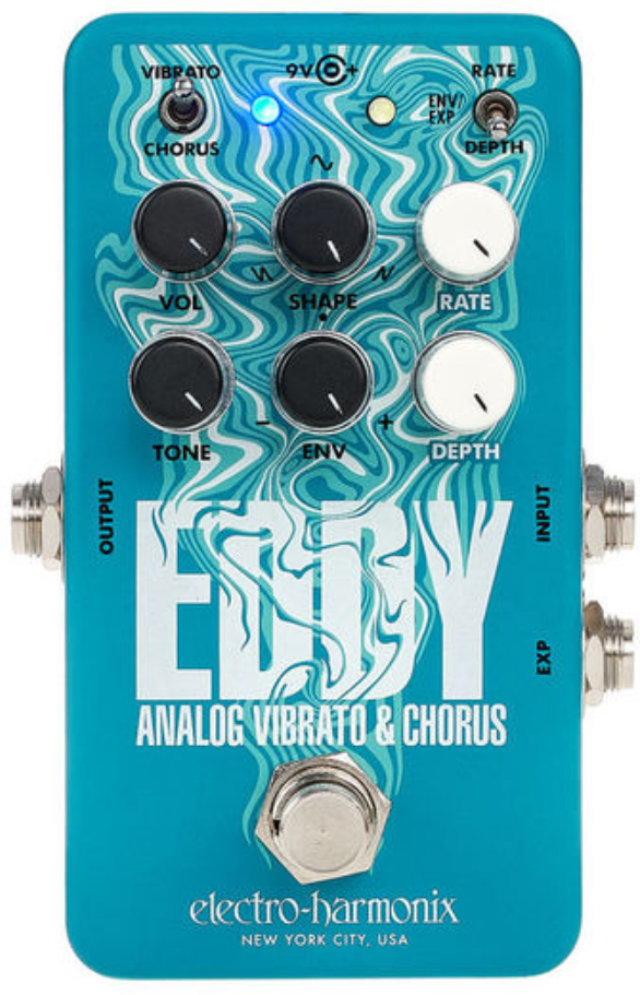 Electro Harmonix Eddy Vibrato Chorus - Modulation/chorus/flanger/phaser en tremolo effect pedaal - Main picture